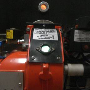 Space Saver Hot Air Heating – equipment photograph